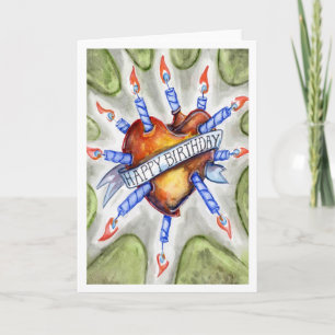 Ka-Boom Heart Kaart