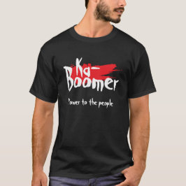 Ka-boomer leuk één woord minimalistisch cool trend t-shirt