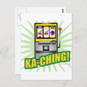 Ka-Ching Big Money! Briefkaart (Voorkant / Achterkant)