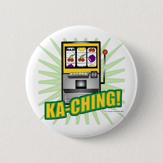 Ka-Ching Big Money! Ronde Button 5,7 Cm (Voorkant)