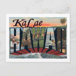Ka Lae, HawaiiLarge Letter ScenesKa Lae, HI Briefkaart