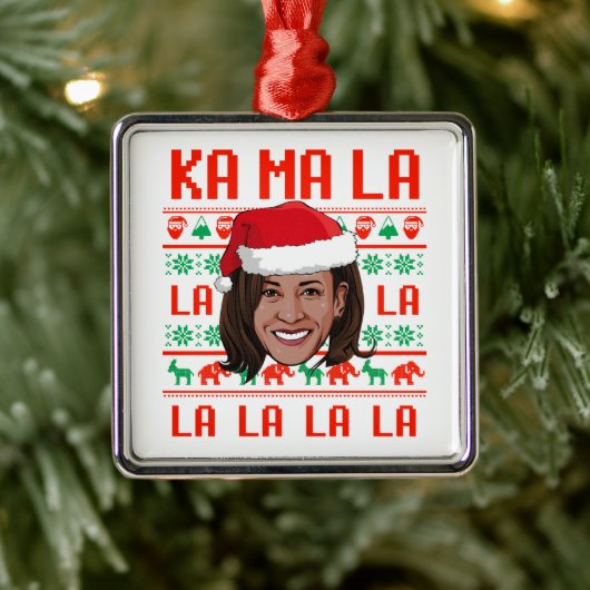 KA MA LA LA HARRIS CARD METALEN ORNAMENT (Boom)