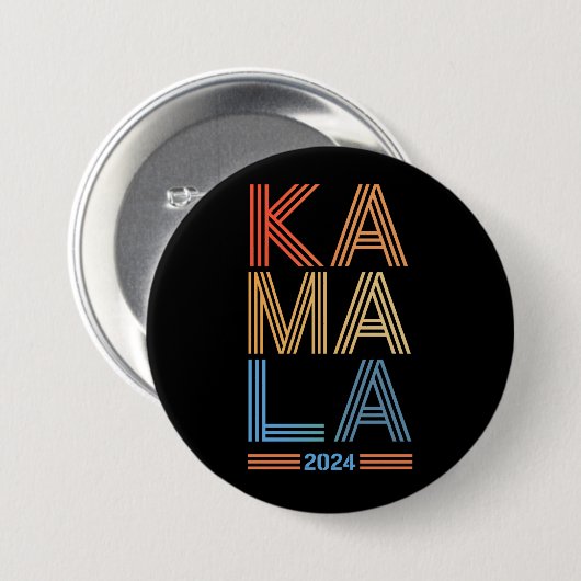 KA MA LA RONDE BUTTON 7,6 CM (Voorkant /achterkant)