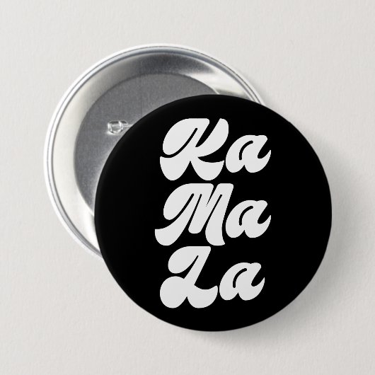 KA MA LA RONDE BUTTON 7,6 CM (Voorkant /achterkant)