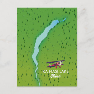 Ka Nasi-meer China kaart
