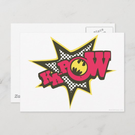 KA-POW BRIEFKAART (Voorkant / Achterkant)