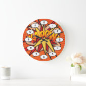 KA-POW Fun Comic Book Modern Typografie Grote Klok (Huis)