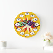 KA-POW Fun Retro Comic Book Pop Art Grote Klok (Huis)