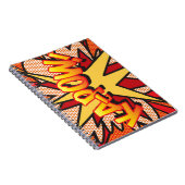 KA-POW Fun Retro Comic Book Pop Art Notitieboek (Rechterzijde)