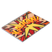 KA-POW Fun Retro Comic Book Pop Art Notitieboek (Linkerzijde)