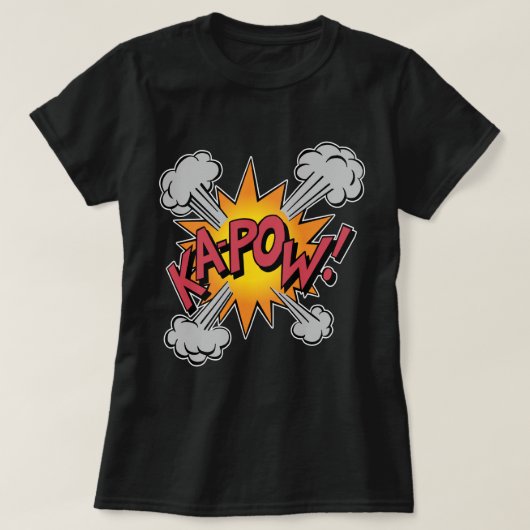 KA-POW! Grafisch stripboek T-shirt (Design voorkant)