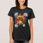 KA-POW! Grafisch stripboek T-shirt (Voorkant)