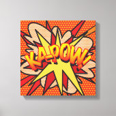 KA-POW Leuk Modern Comic Book Pop Kunst Canvas Afdruk (Voorkant)