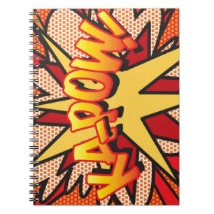 KA-POW Leuke Retro Strip Pop Art Notitieboek