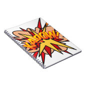 KA-POW Leuke Retro Strip Pop Art Notitieboek (Rechterzijde)