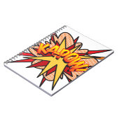 KA-POW Leuke Retro Strip Pop Art Notitieboek (Linkerzijde)