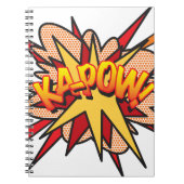 KA-POW Leuke Retro Strip Pop Art Notitieboek (Voorkant)