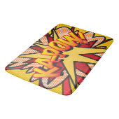 KA-POW Leuke Retro Stripboek Pop Art Badmat (Gekanteld)