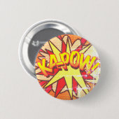 KA-POW Leuke Retro Stripboek Pop Art Ronde Button 5,7 Cm (Voorkant /achterkant)