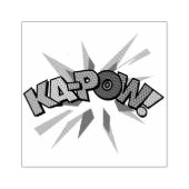 KA-POW Pret-retro-strip Pop Art Rubberstempel (Afrduk)