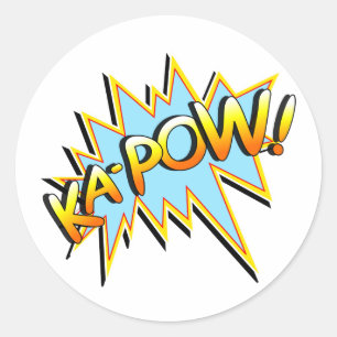 Ka-Pow Ronde Sticker