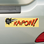 KA-POW! sticker (Op auto)