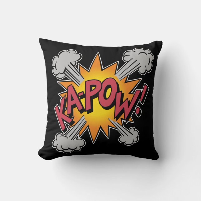 KA-POW! Stripverhaal Grafisch Kussen (Voorkant)