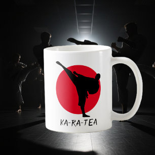 KA-RA-TEA Funny karate mok cadeau voor koffie