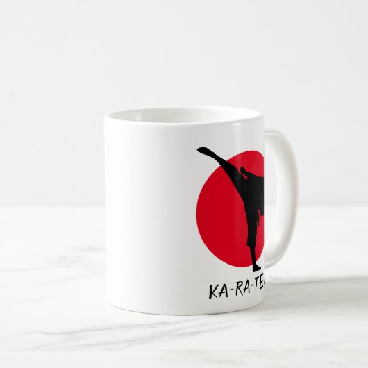 KA-RA-TEA Funny karate mok cadeau voor koffie (Voorkant rechts)