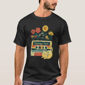 Ka voor vrouw Retro Soul Flowers Wildflower T-shirt