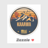 Kaaawa, Hawaï Sticker (Vel)