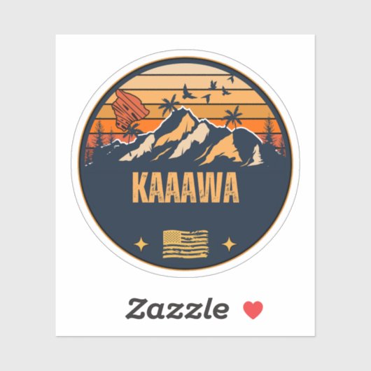 Kaaawa, Hawaï Sticker (Vel)