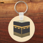 Kaaba - ا ل ك ب ة de Kaabah Hand Drawn Sleutelhanger (Voorkant)
