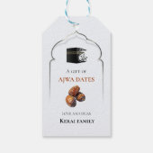 Kaaba Ajwa Dadels Islamitisch Hajj Cadeautag Cadeaulabel (Achterkant)