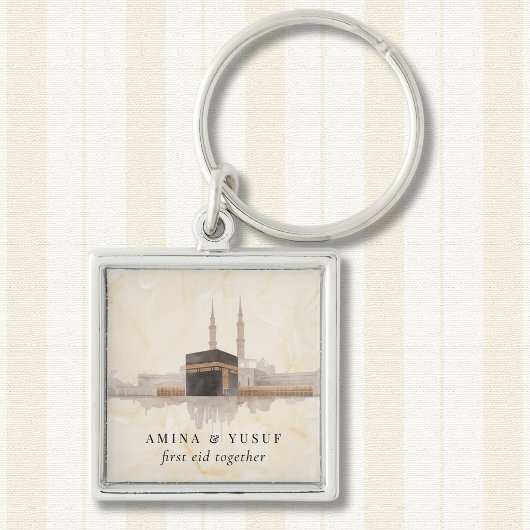 Kaaba Eid Mubarak Premium | Islamic Gift Keepsake Sleutelhanger