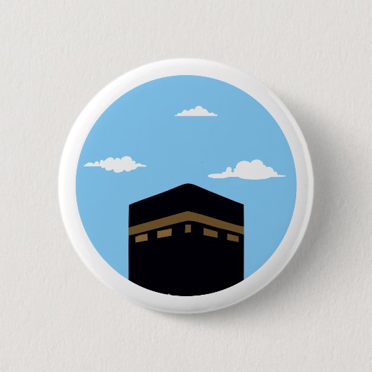 Kaaba Masjid al-Haram - Dag Ronde Button 5,7 Cm (Voorkant)