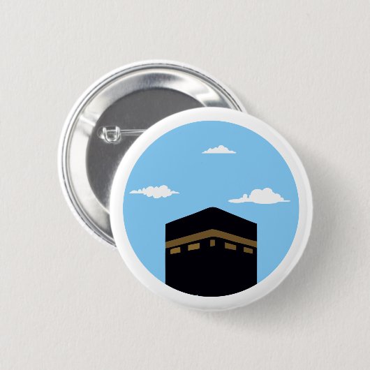 Kaaba Masjid al-Haram - Dag Ronde Button 5,7 Cm (Voorkant /achterkant)