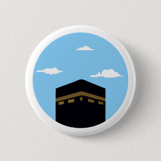 Kaaba Masjid al-Haram - Dag Ronde Button 5,7 Cm