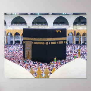 Kaäba Mekka Arafa Bedevaart Hajj Saoedi-Arabië Poster