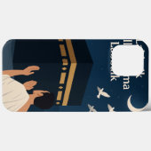 Kaaba Night Mobile Hoesje – Pilgrim in Prayer Unde (Achterkant (horizontaal))