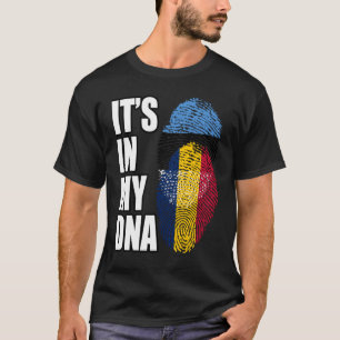 Kaadiaans en Ests Mix DNA-vlaggenerfgoed T-shirt