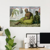 Ka'ahumanu, koningin van de Sandwich-eilanden Poster (Thuiskantoor)