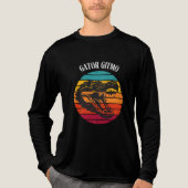 Kaaiman krokodil Tri-Blend shirt (Voorkant volledig)