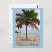 Kaaimaneilanden Beach Briefkaart (Voorkant / Achterkant)