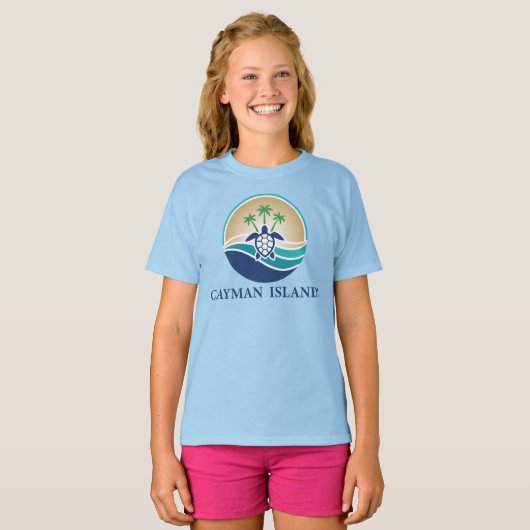 Kaaimaneilanden Caribisch gebied T-shirt (Voorkant volledig)