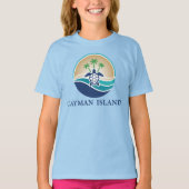 Kaaimaneilanden Caribisch gebied T-shirt (Voorkant)