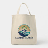 Kaaimaneilanden Caribisch gebied Tote Bag (Achterkant)