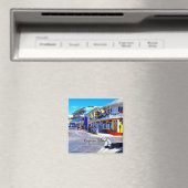 Kaaimaneilanden Colorful Shop Magneet (Insitu (Vaatwasser))