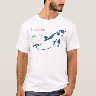 Kaaimaneilanden Divers - Dolphin (voorzijde) T-shirt