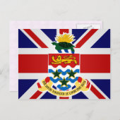 Kaaimaneilanden - Hoogwaardige vlag Briefkaart (Voorkant / Achterkant)